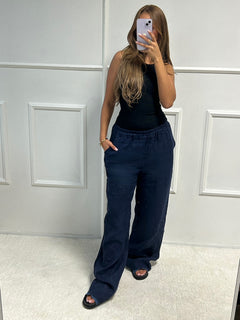 Pantalon Rachel véritable lin
