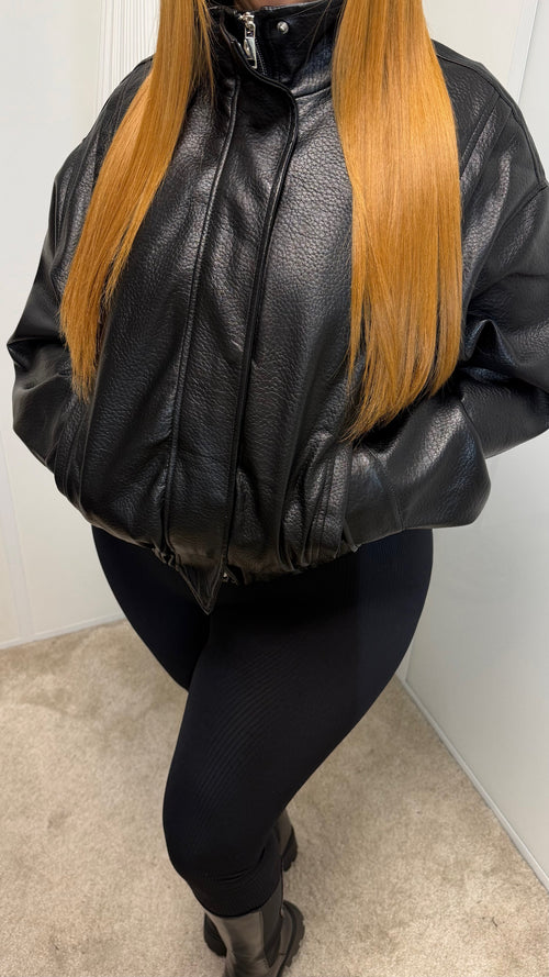 Bombers SEDA col montant similicuir