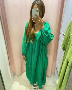 Robe Melanie gaz de coton