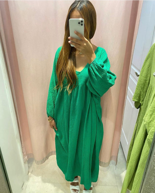 Robe Melanie gaz de coton