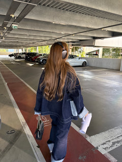 Jeans retroussé Mymy T6043