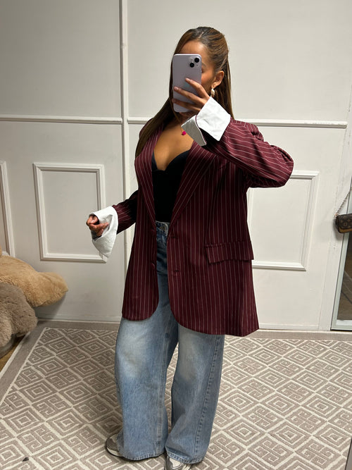 Blazer Asmaa rayures