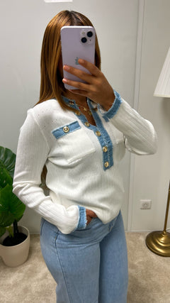 pull a detail denim Aveline