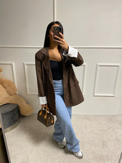 Blazer Asmaa rayures