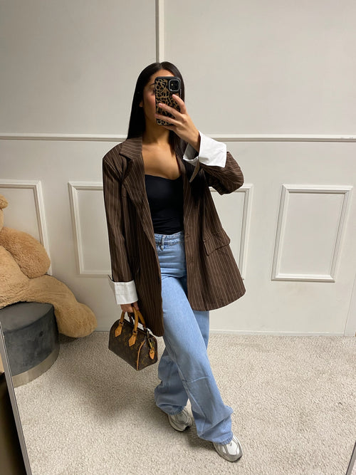 Blazer Asmaa rayures