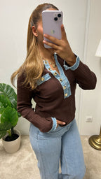 pull a detail denim Aveline