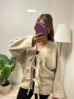 Gilet OMAYMA à noeud 🎀