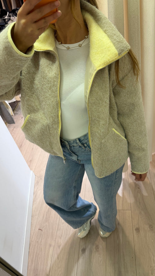 Veste bicolore NADINE