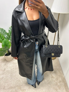 Trench cuir Salima