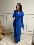 Robe Ambre plumes (2068)