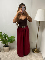 Pantalon CYNDELLE ceinturé