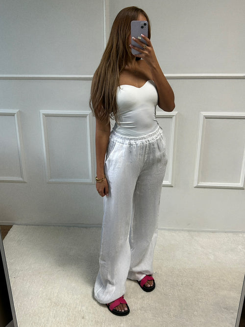 Pantalon Rachel véritable lin