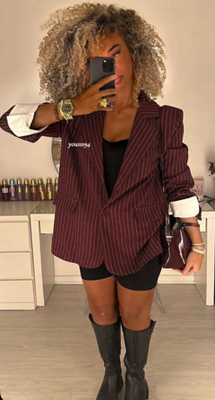 Blazer Asmaa rayures