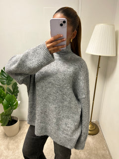 Pull col roulé en laine douce EMMA