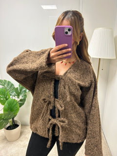 Gilet OMAYMA à noeud 🎀