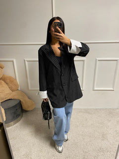 Blazer Asmaa rayures