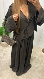 Ensemble Elizabeth ( jupe + kimono )