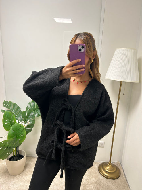 Gilet OMAYMA à noeud 🎀