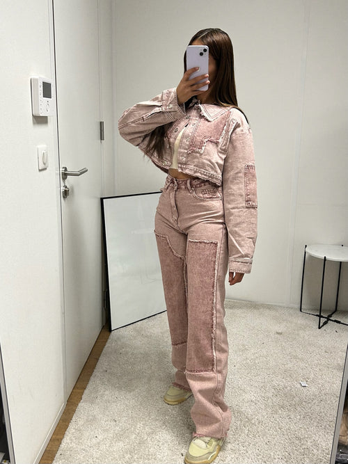 Jeans à empiècement Pamela