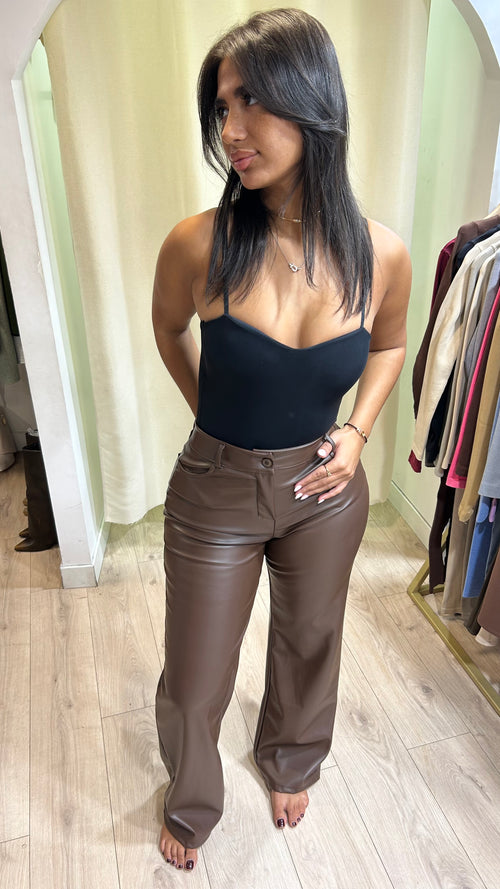 Pantalon en similicuir Lila