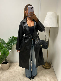 Trench cuir Salima