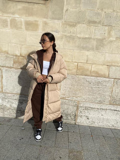 Doudoune Oversize Beige Z231