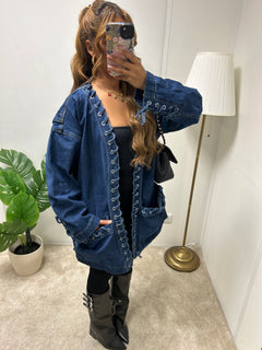 Veste en jeans noué WASSILYA