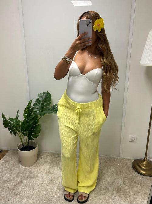 Pantalon gaz de Cotton