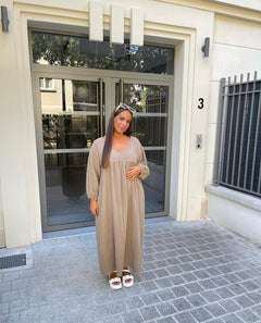 Robe Melanie gaz de coton