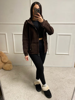 Gilet à capuche polaire Prudence