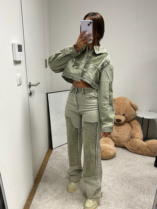 Veste à empiècement Pamela