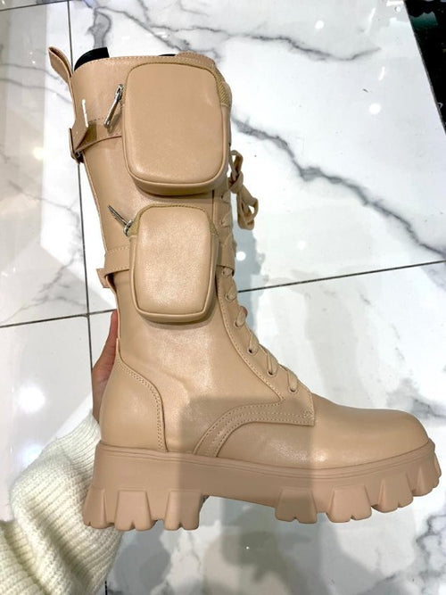 Bottes Alexia Beige