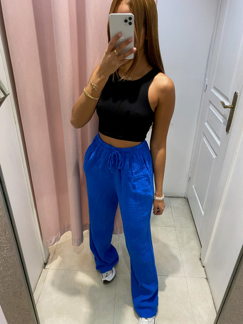 Pantalon Melanie Gaz de coton