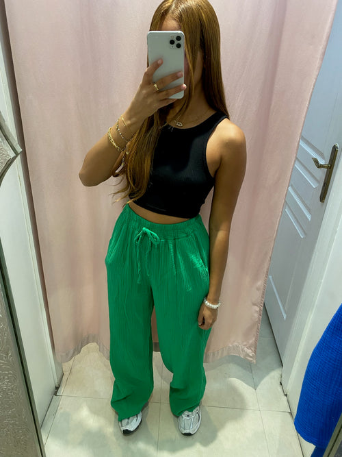 Pantalon Melanie Gaz de coton