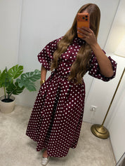 Robe à pois Lucie