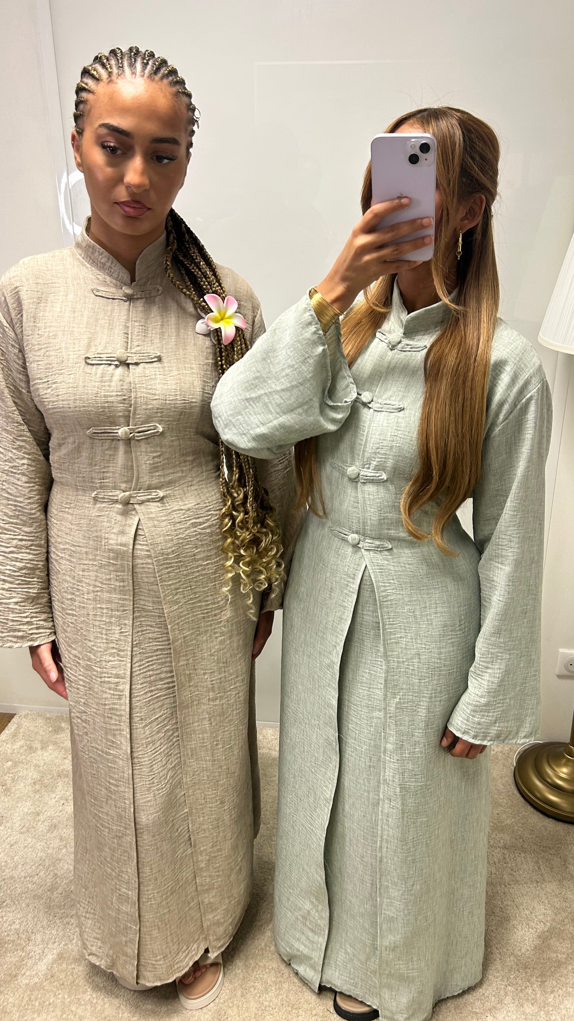 KIMONO + ROBE GENNA Sans manche a L’intérieur