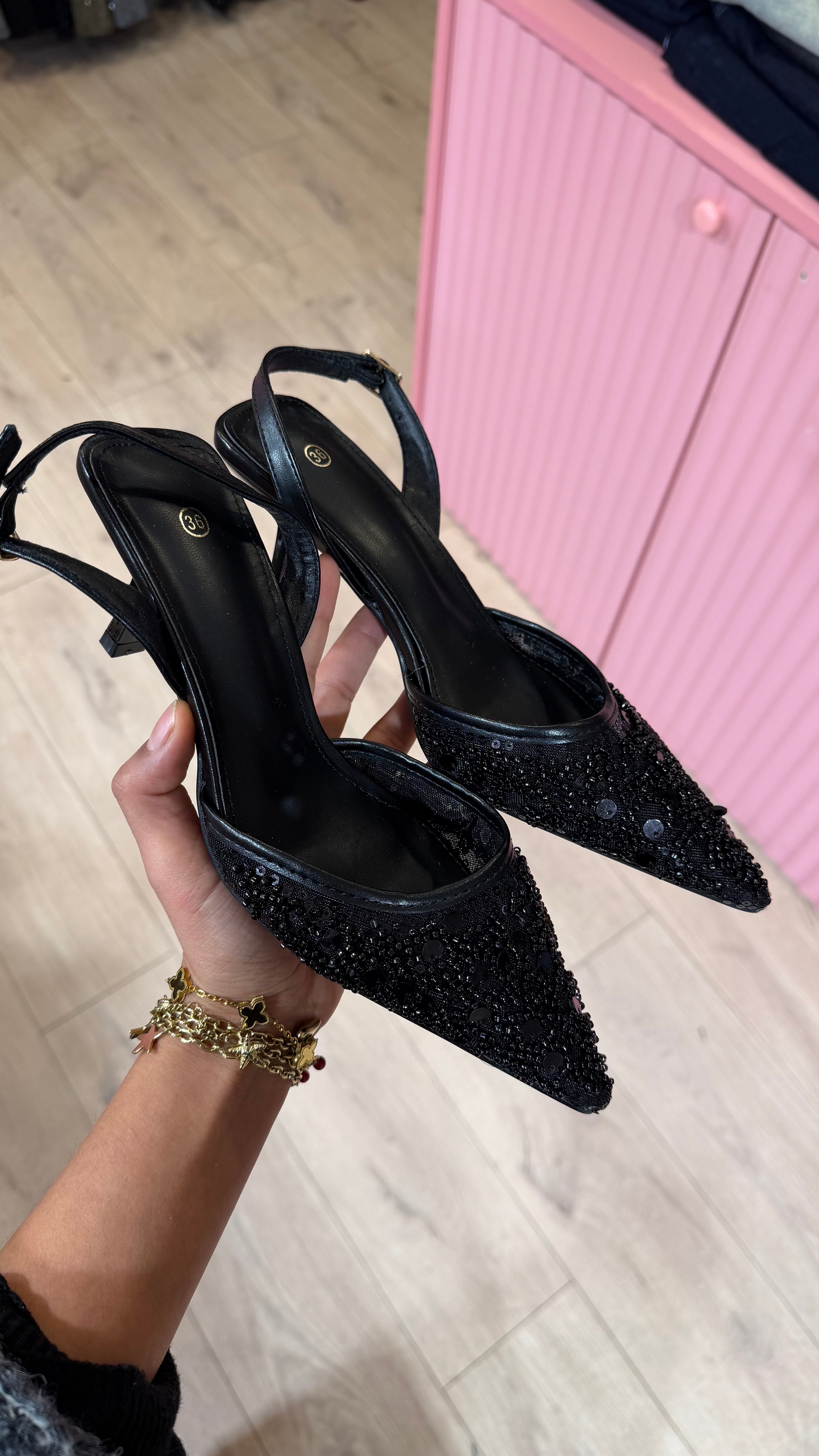 Talon Alya à perles