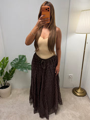 Jupe Lize a pois en tulle