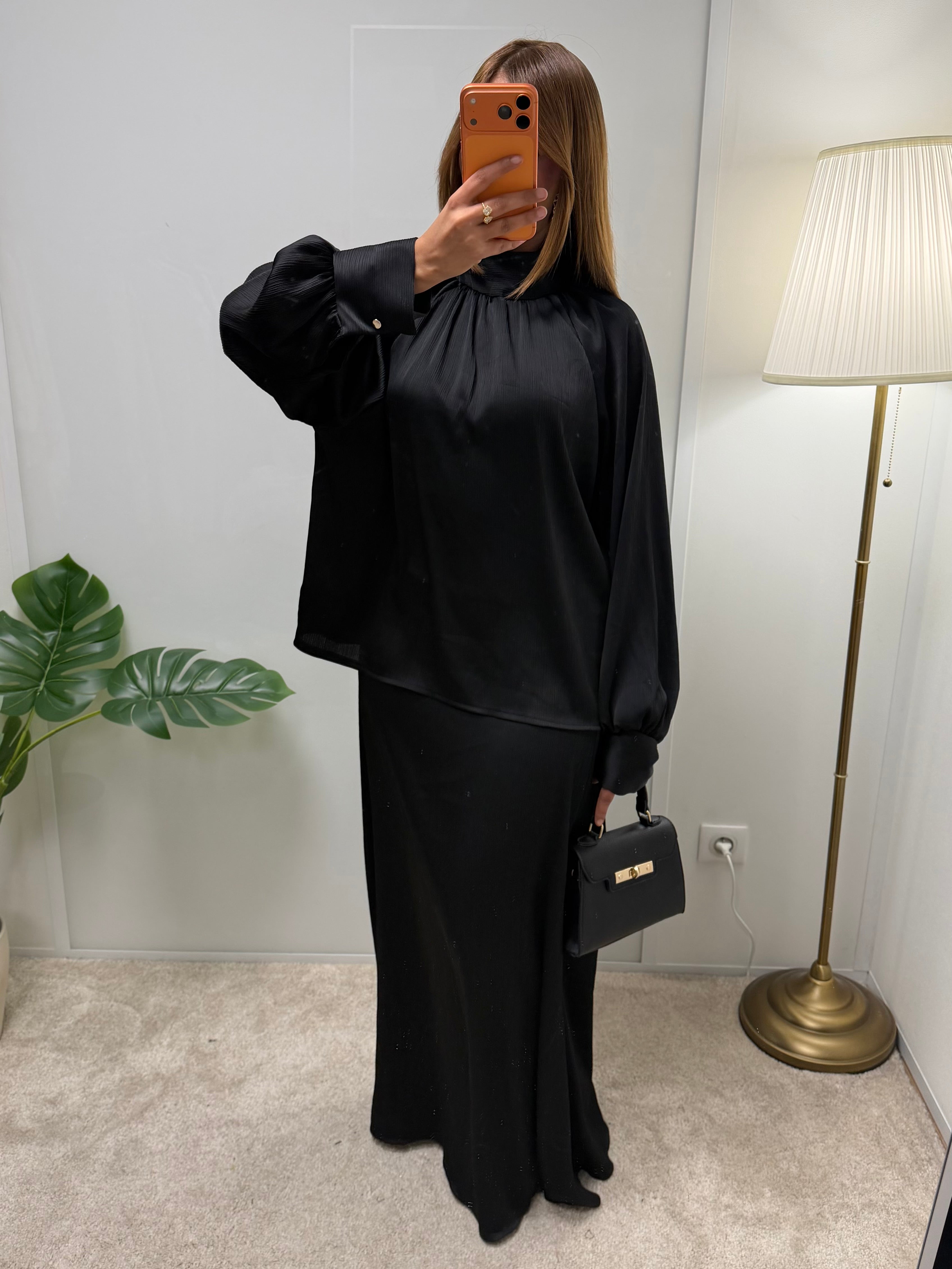 Ensemble LOUNA jupe longue + blouse fluide