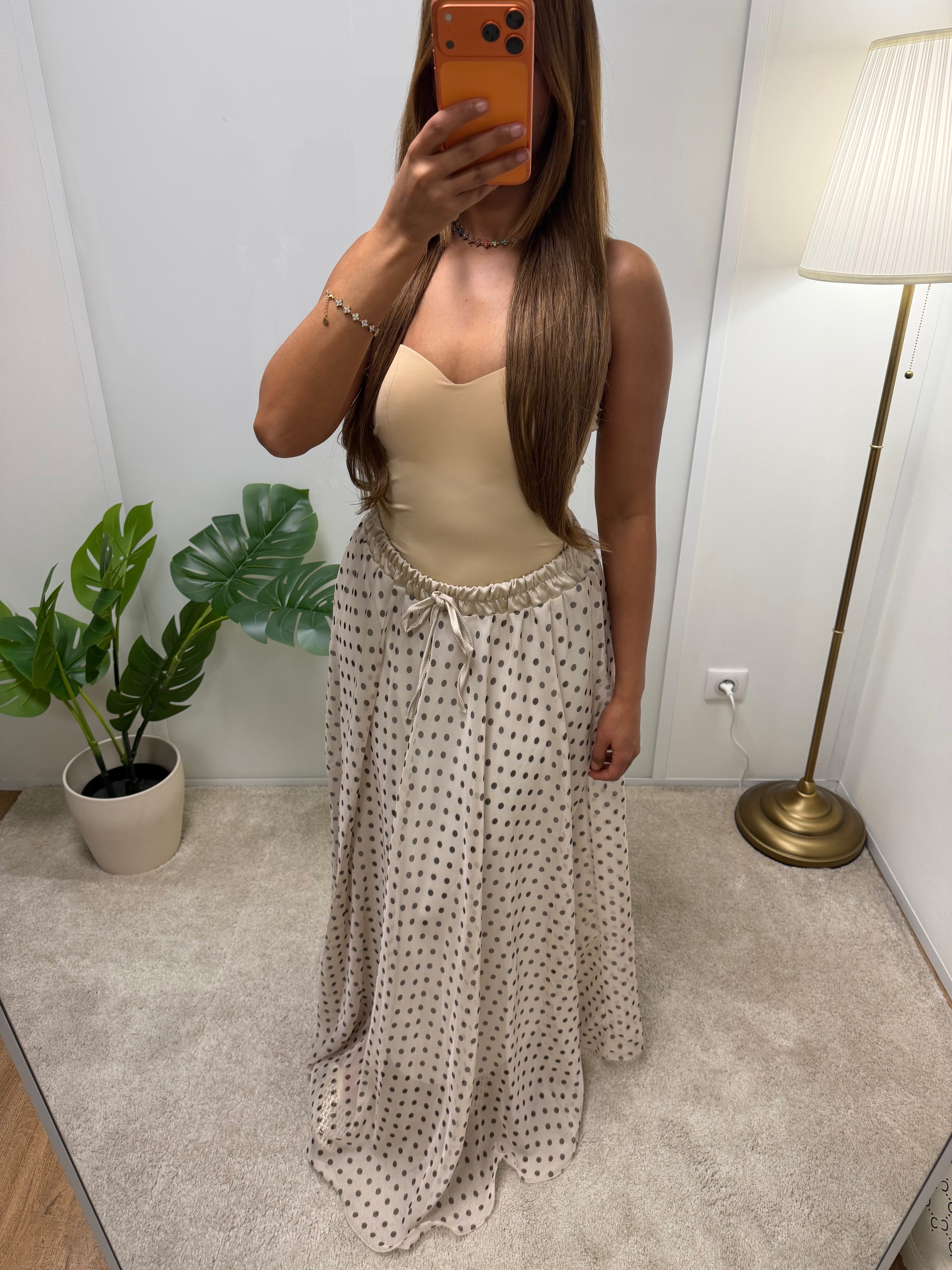 Jupe Lize a pois en tulle