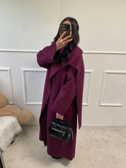 Veste cape longue Thiara