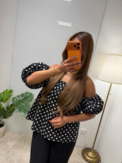 Top bateau a pois Claudia