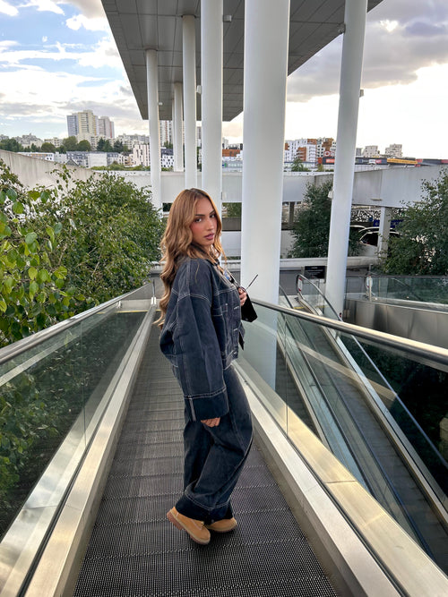 Jeans LÉNA (gris foncé)