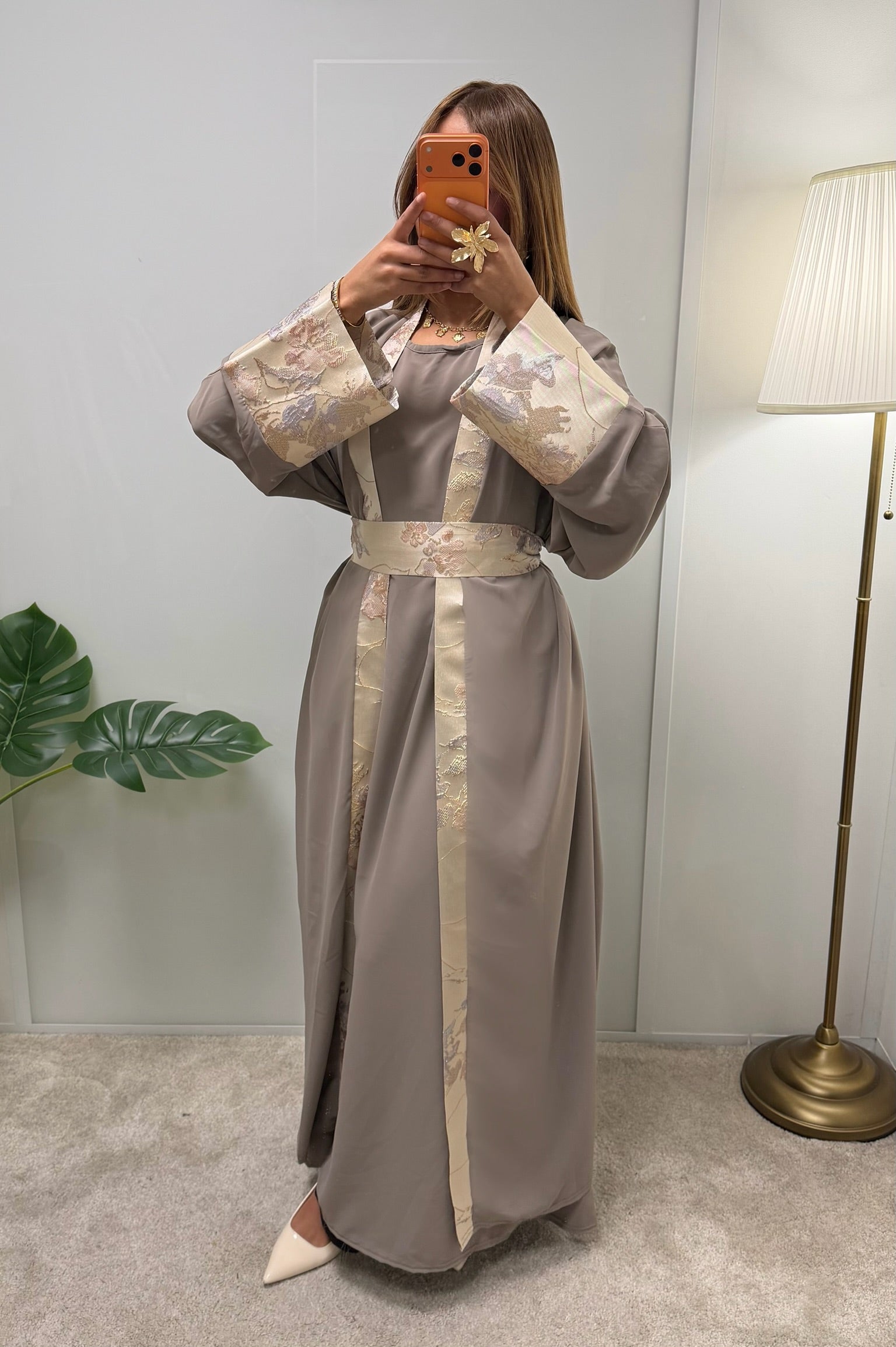 Abaya + kimono Jennie