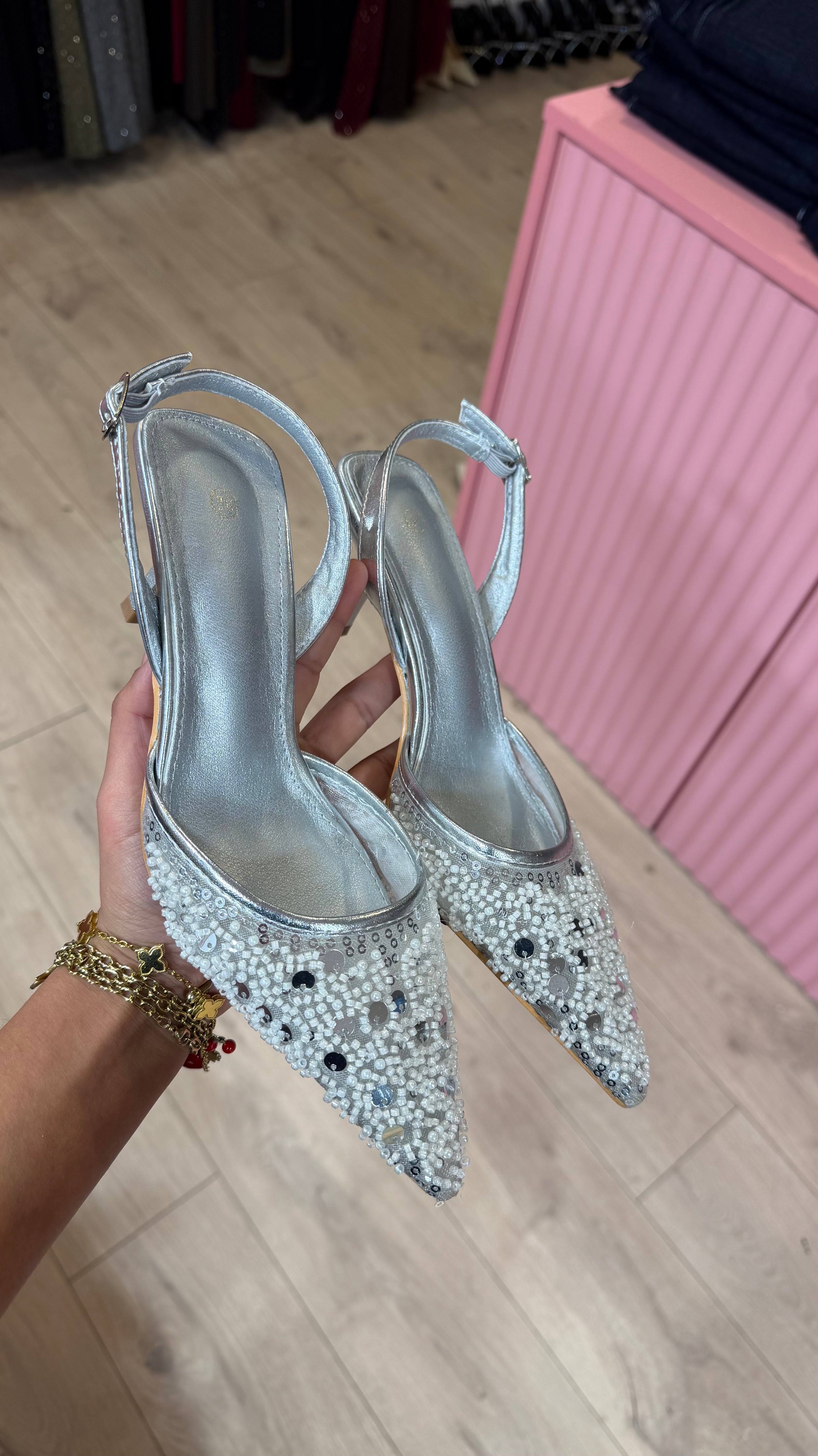 Talon Alya à perles