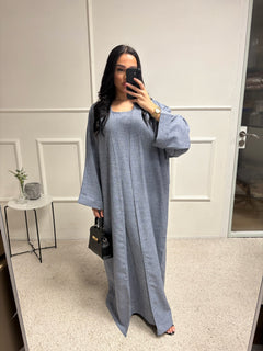 Abaya + Kimono en lin Sherine