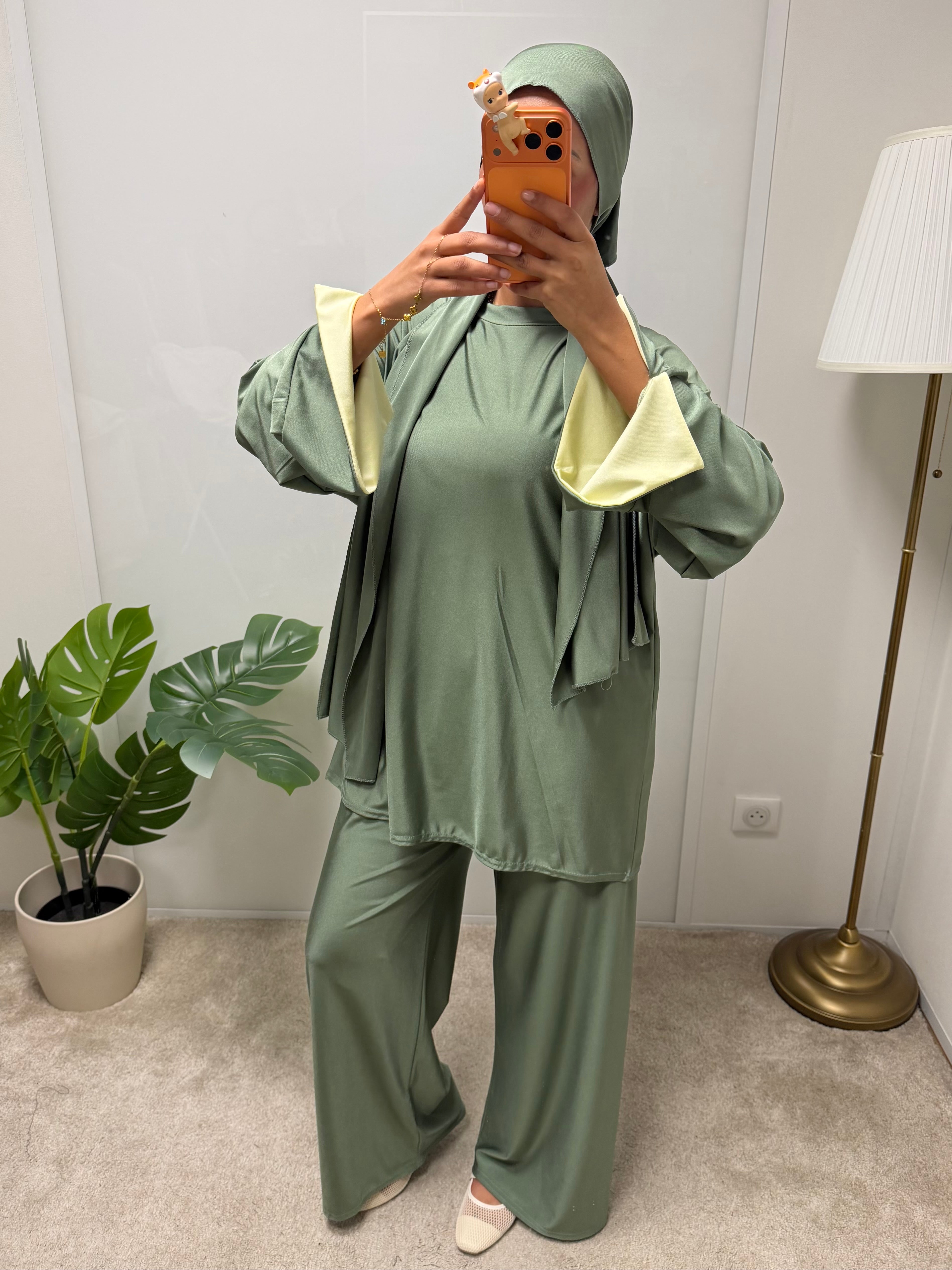 Burkini Khushi manche jaune