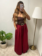 Pantalon CYNDELLE ceinturé