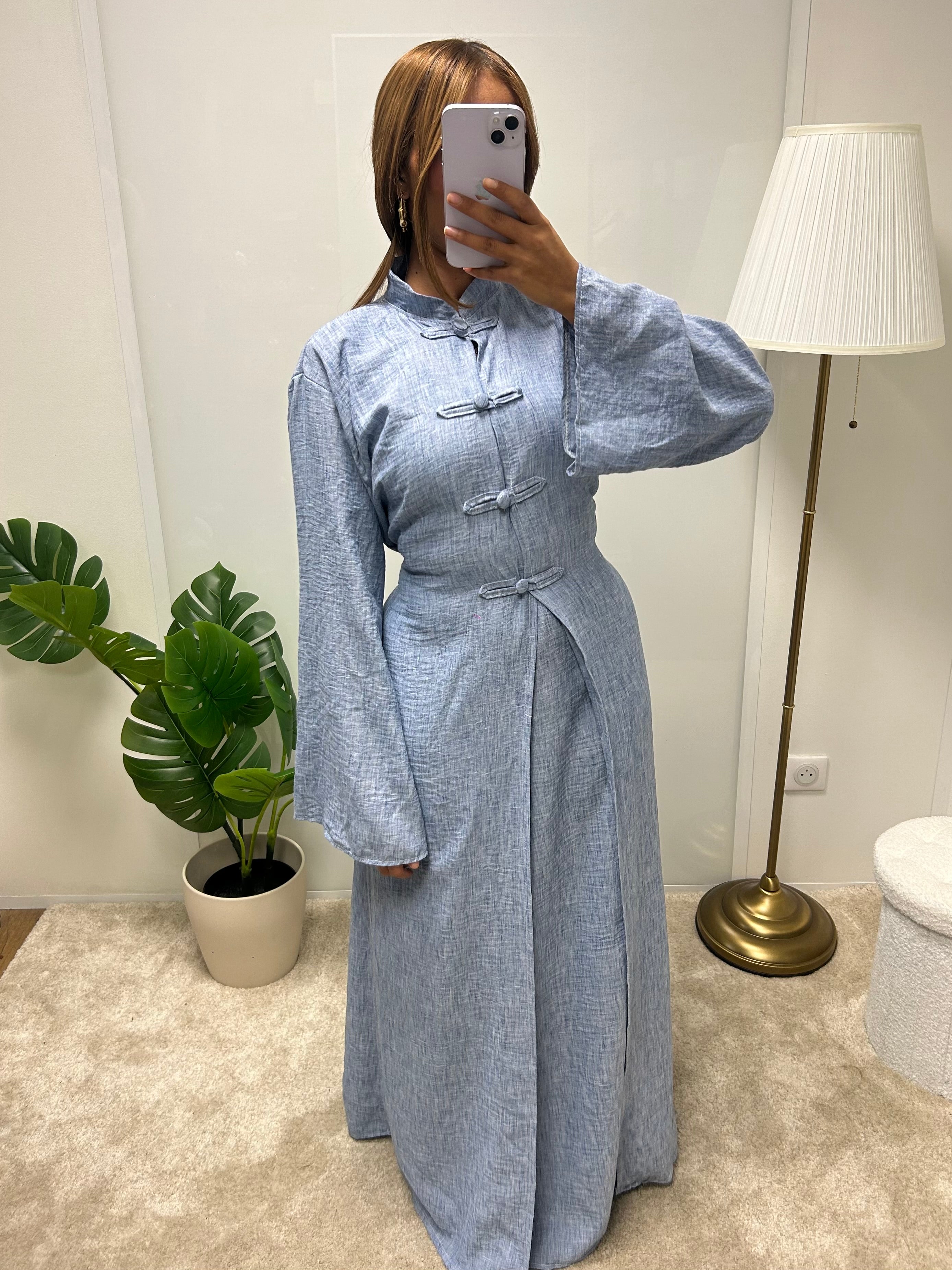 KIMONO + ROBE GENNA Sans manche a L’intérieur
