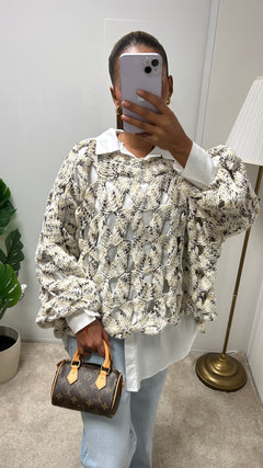 Pull en Tricot Lina (beige)
